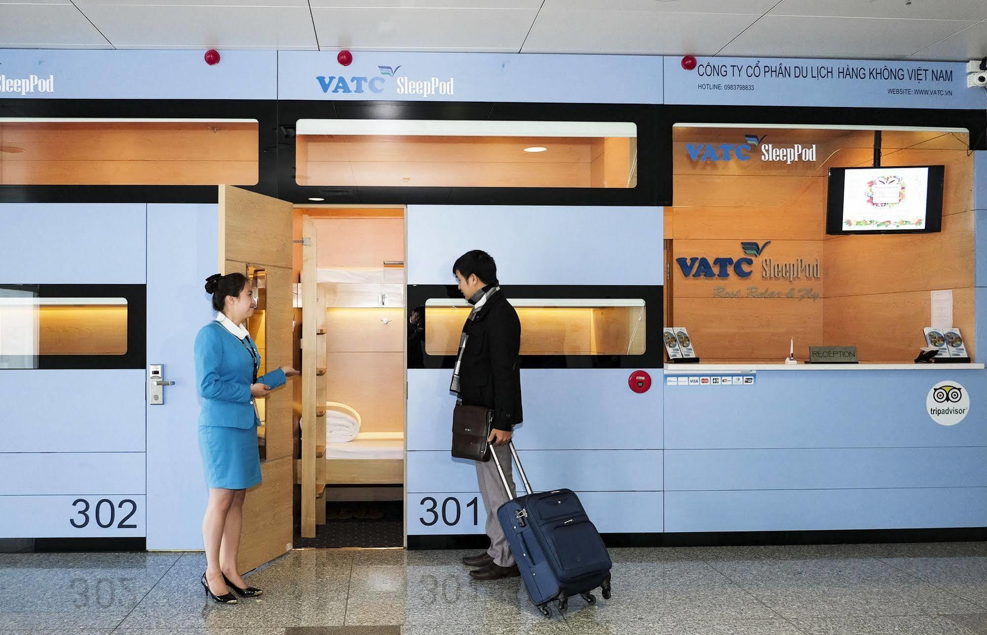 فندق Vatc Sleep Pod Terminal 2 Noi Bai المظهر الخارجي الصورة